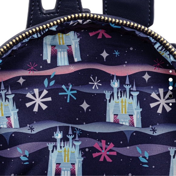 Disney Loungefly Cinderella castle mini backpack - Picture 6 of 8